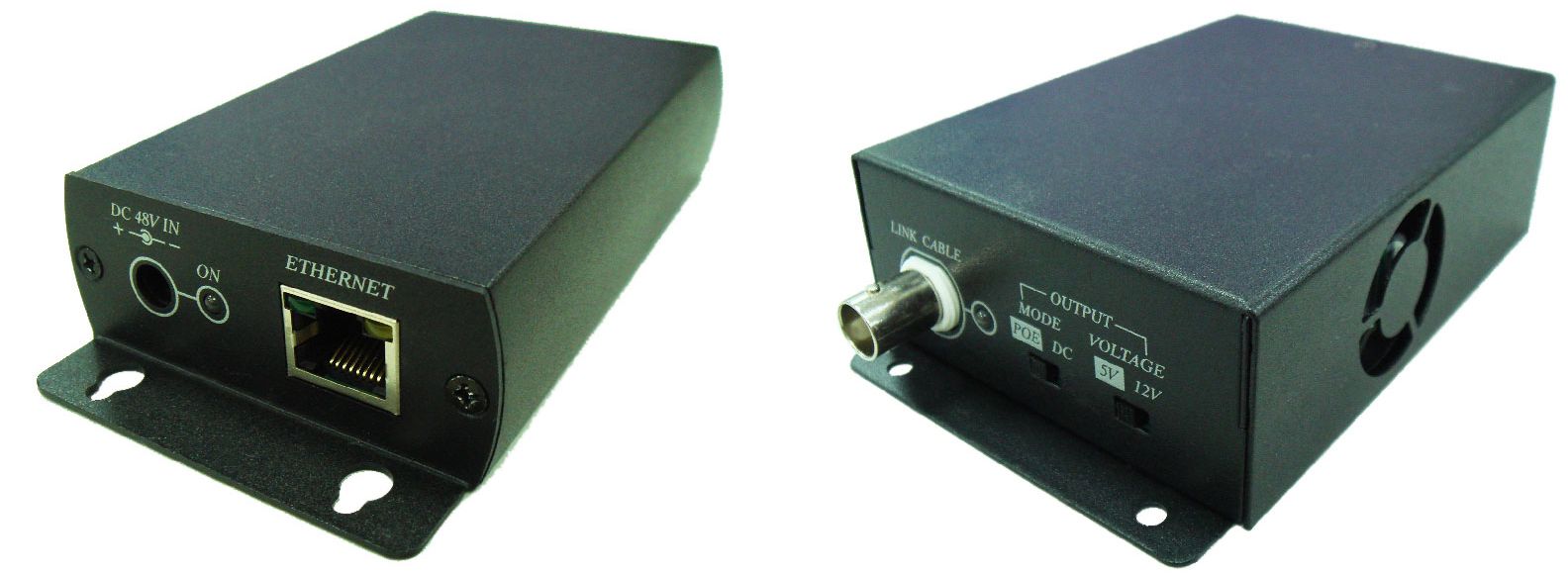 GBF PoE over 2-Conductor or Coax Converter/PoE Extender Set